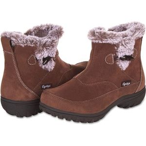 NEW Womens All Weather Fur Lined Memory Foam Boots- Size 11